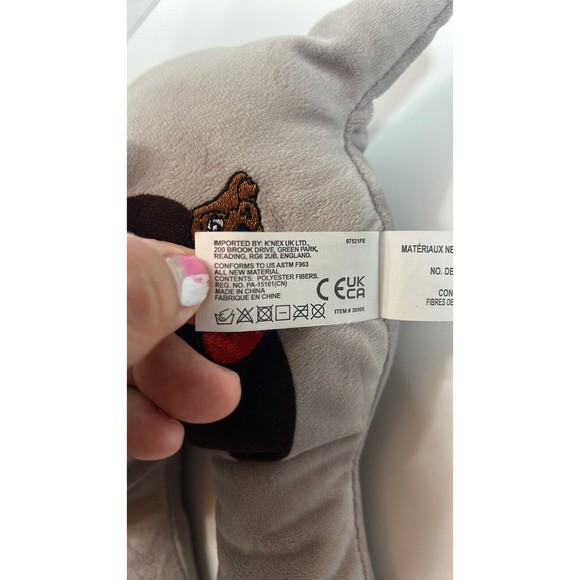 Hasbro 2019 Pound Puppy Stuffed Animal plush toy dog gray 18' - Picture 10 of 11